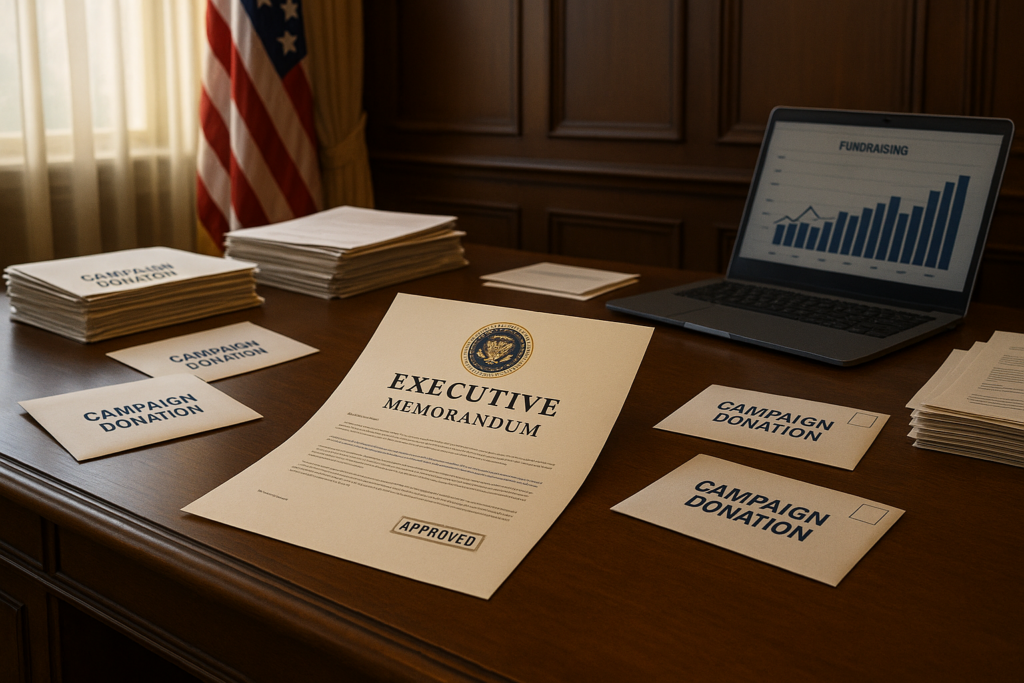 Trump Orders ActBlue Probe Amid Fraud Allegations